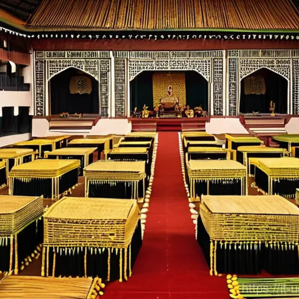 부간다 왕국의 역사 - **Regal Buganda Kabaka and Royal Court Ceremony:**
    A majestic, wide shot of the Kabaka of Bugand...