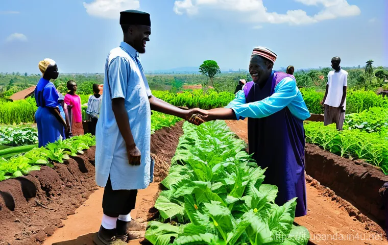 우간다 종교 갈등 사례 - **Interfaith Harmony and Community Building in Uganda**
A vibrant, sun-drenched scene depicting ...