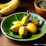 Home 22 우간다 음식 마통고 - A rustic Italian kitchen scene featuring a traditional Ugandan matoke dish served on handmade cerami...